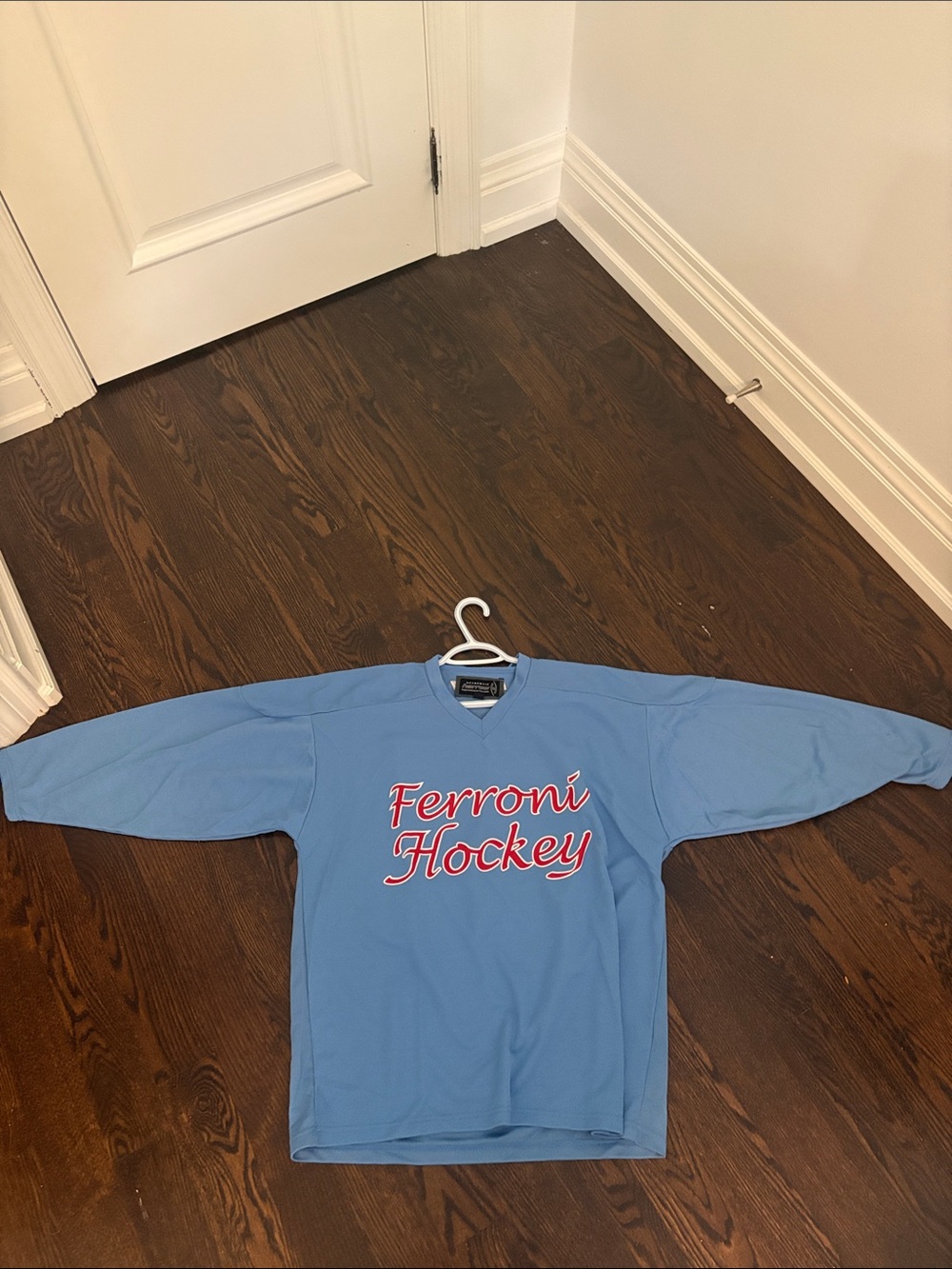 Light Blue 'Ferroni Hockey' Adult Jersey